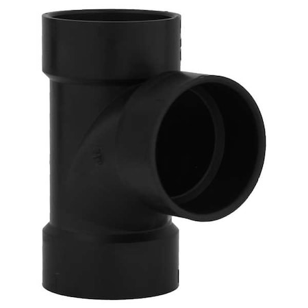 ABS, SanitaryTee, 3in, 3inHub, 3in MPN:1WHT8