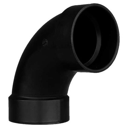 ABS, 90ExtendedRadiusElbow, 4in, 4in MPN:1WHZ1