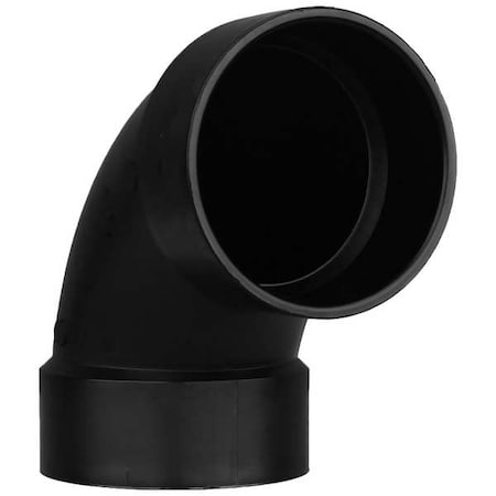 ABS, 90 Elbow, 4 in, 4 in MPN:1WHZ5