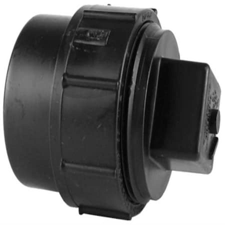 Cleanout Adapter w/Plug, 3 In FNPTxSpigot MPN:1WJG7