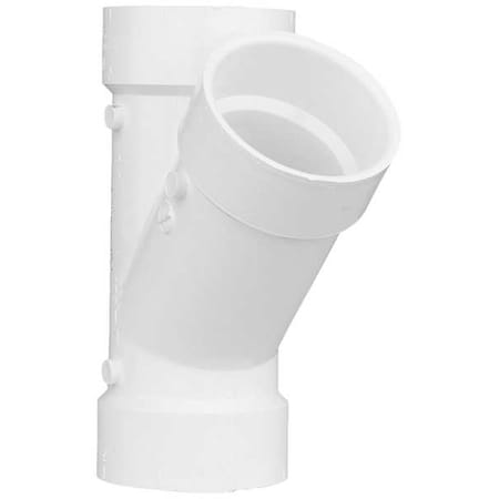 PVC Wye, Hub, 3 in Pipe Size MPN:1WJU3