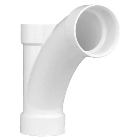 PVC Wye and 45 Degree Elbow, Hub, 3 in Pipe Size MPN:1WJW8