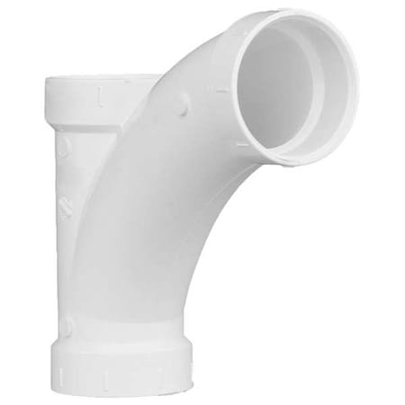 PVC Wye and 45 Degrees Elbow, Hub, 2 in Pipe Size MPN:1WJX5