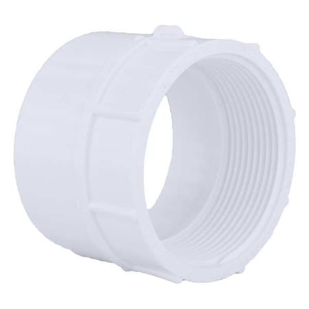 PVC Female Adapter, FNPT X Hub, 2 in Pipe Size MPN:1WJY4