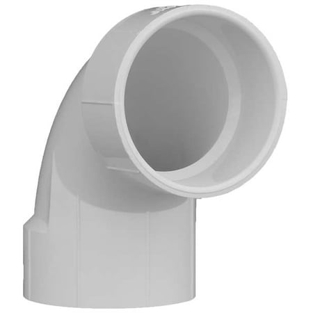 PVC 90 Degree Elbow, Hub, 3 in Pipe Size MPN:1WKA4