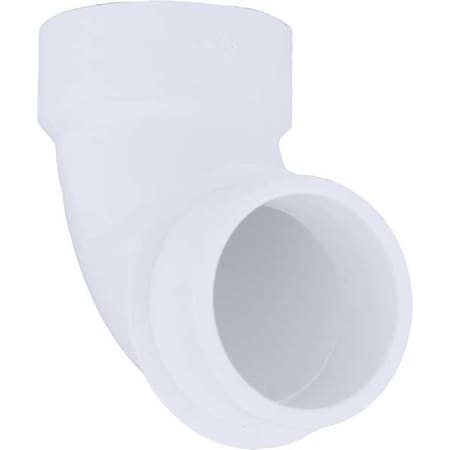 PVC 90 Degree Street Elbow, Hub x Spigot, 1-1/2 in Pipe Size MPN:1WKA8