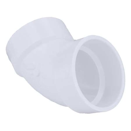 PVC 60 Degree Elbow, Hub, 2 in Pipe Size MPN:1WKE1