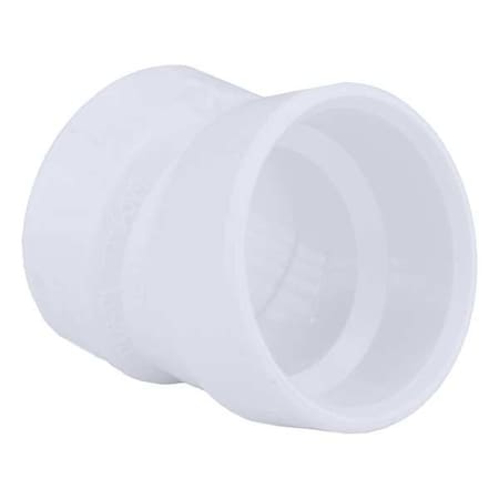 PVC Elbow, 22-1/2 Degrees, Hub, 1-1/2 in Pipe Size MPN:1WKE5
