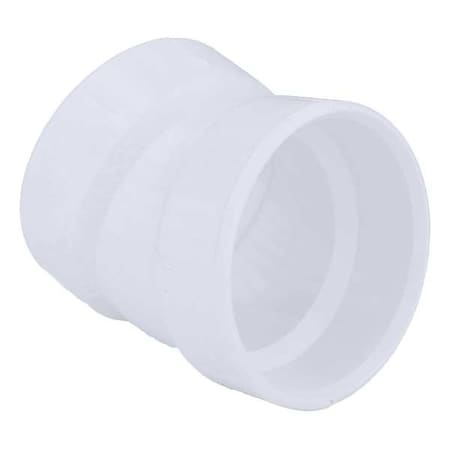 PVC Elbow, 22-1/2 Degrees, Hub, 2 in Pipe Size MPN:1WKE7