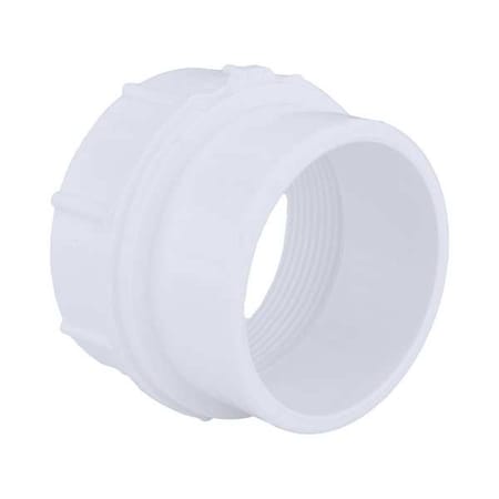 PVC Cleanout Adapter, FNPT x Spigot, 2 in Pipe Size MPN:1WKG1