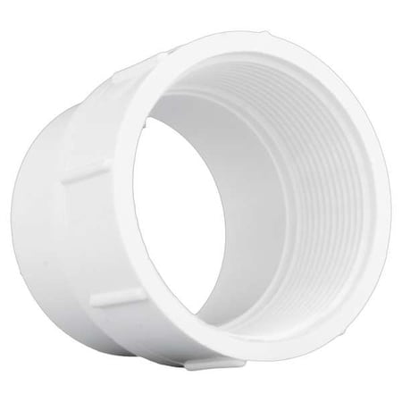 PVC Cleanout Adapter, FNPT x Spigot, 3 in Pipe Size MPN:1WKG2