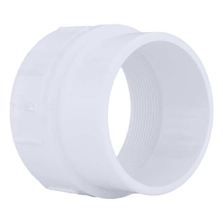 PVC Cleanout Adapter, FNPT x Spigot, 4 in Pipe Size MPN:1WKG3