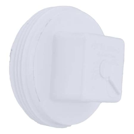 PVC Cleanout Plug, MNPT, 2 in Pipe Size MPN:1WKH7