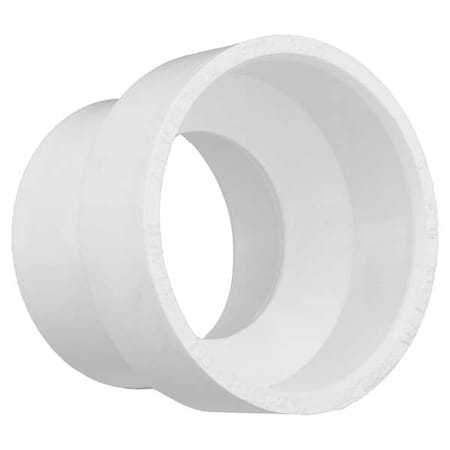 PVC Reducer, Hub, 2 in x 1 1/2 in Pipe Size MPN:1WKJ1