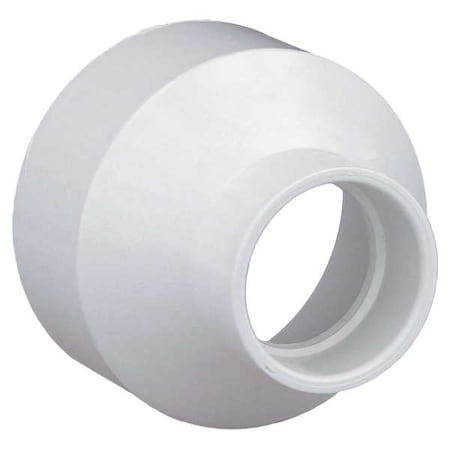 PVC Reducer, Hub, 3 in x 1 1/2 in Pipe Size MPN:1WKJ2