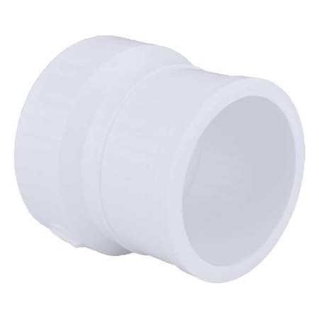 PVC No Hub Adapter, CI No Hub x Hub, 2 in Pipe Size MPN:1WKJ6