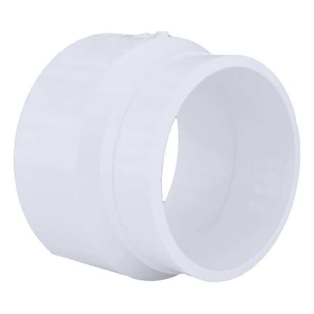 PVC No Hub Adapter, CI No Hub x Hub, 4 in Pipe Size MPN:1WKJ8