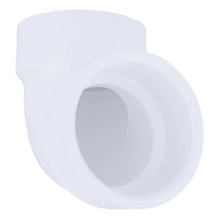 PVC Elbow, 90 Degrees, Vent, Hub, 1-1/2 in Pipe Size MPN:1WKT4