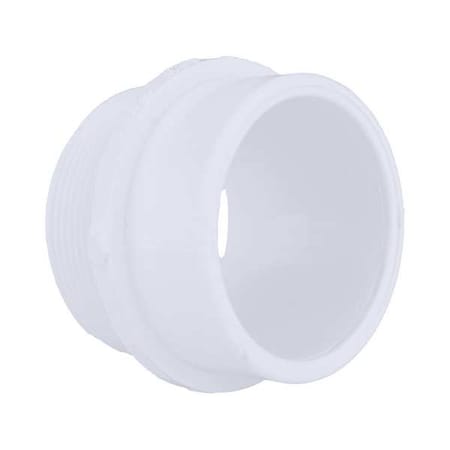 PVC Male Adapter, MNPT x Spigot, 2 in Pipe Size MPN:1WKU4