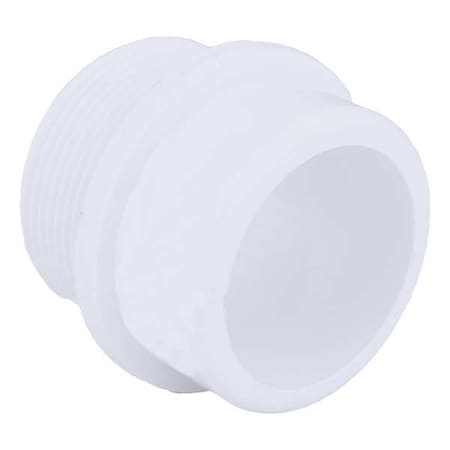 PVC Male Adapter, MNPT x Spigot, 1-1/2 in Pipe Size MPN:1WKU5