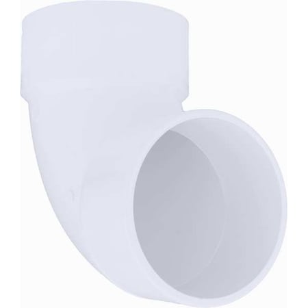 PVC 90 Degree Street Elbow, Hub x Spigot, 6 in Pipe Size MPN:1WKV4