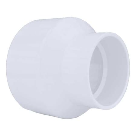 PVC Reducer, Hub, 6 in x 4 in Pipe Size MPN:1WKV5