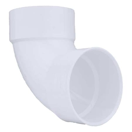 PVC 90 Degree Elbow, Hub, 6 in Pipe Size MPN:1WKV8