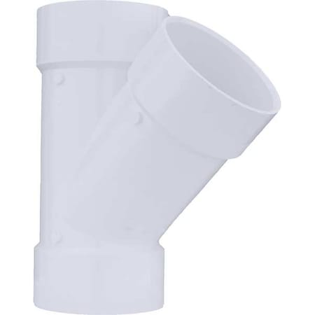 PVC Wye, Hub, 6 in Pipe Size MPN:1WKW2