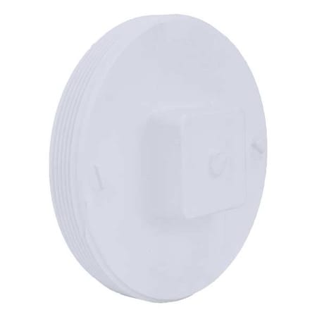 PVC Cleanout Plug, MNPT, 6 in Pipe Size MPN:1WKW5