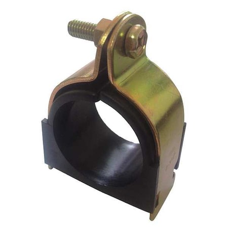 Cushioned Clamp, 2In, Galv Gold Steel MPN:22FP77