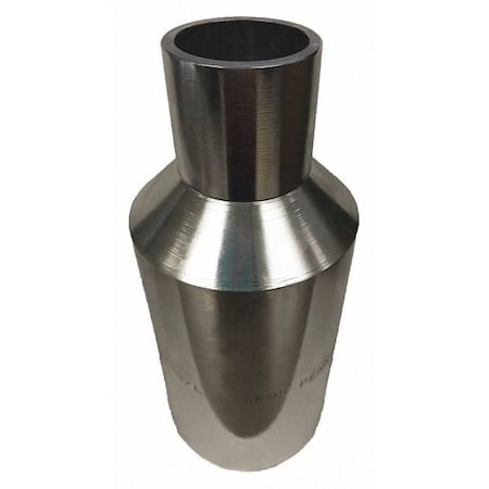 304/304L Stainless Steel Swage Nipple, 1-1/4 in x 1 in, Schedule 40, Pla in Ends, 4 in Length MPN:2494533112