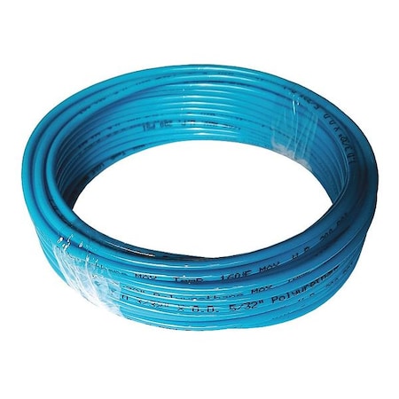 Tubing, 5/32 In OD, 50 Ft L, Light Blue MPN:2LZF2