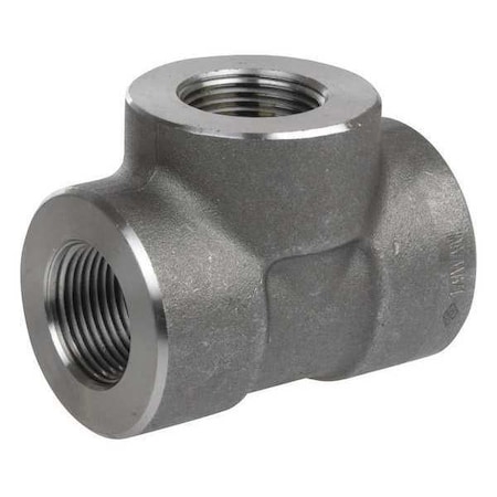 3/8 in FNPT 304 Stainless Steel Threaded Tee, Class 3000 MPN:2UA90