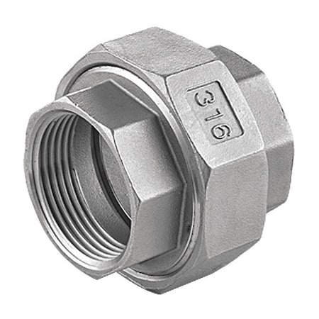 3/8 in FNPT 304 Stainless Steel Union, Class 150 MPN:400U111N038