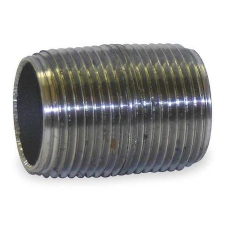 PipeNipple, Steel, 1/2