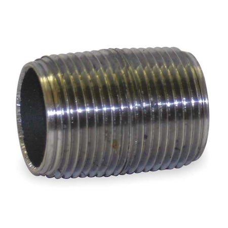 PipeNipple, Steel, 3/4