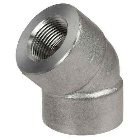 StainlessSteel, 45Elbow, 3/8