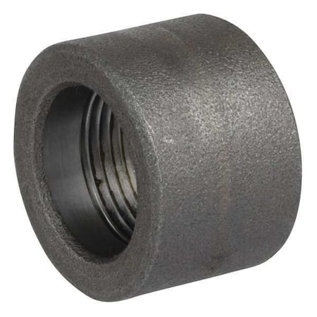 3/8 in FNPT Stainless Steel Half Coupling, Class 3000, 304 Grade MPN:4307000404