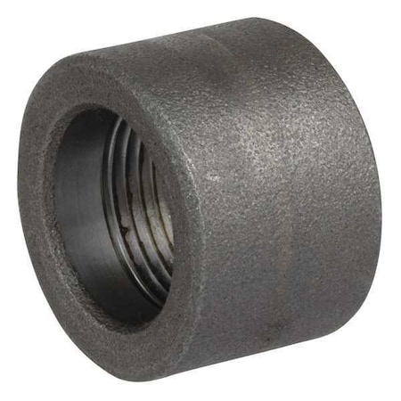 1-1/2 in Socket Weld Half Coupling, 304 Stainless Steel, Class 3000, NPT Threads MPN:4307000414
