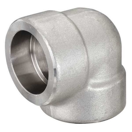 1-1/2 in Stainless Steel 90° Elbow, Socket Weld, Class 3000, 316L MPN:4307005418