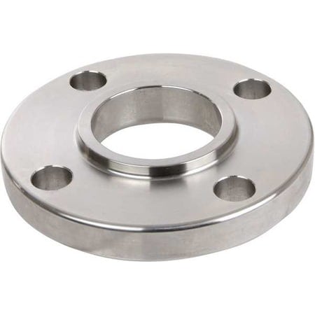 Pipe Flange, Slip-On, 2 1/2 in Nominal Size, 304/304L Stainless Steel, Class 150, Raised Face MPN:4381000460