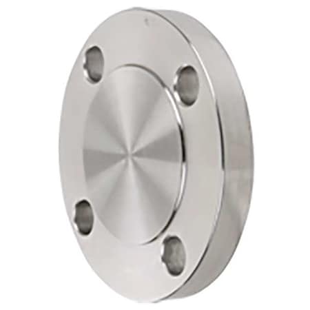 Blind Flange, 1/2 in Nominal Pipe Size, 316/316L Stainless Steel, Raised Face, Class 150 MPN:4381001800