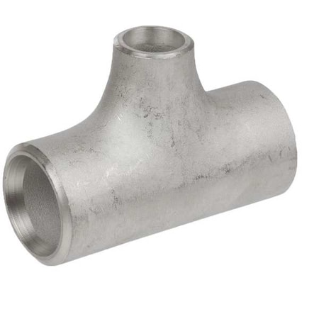 Reducing Tee, 304 Stainless Steel, Butt Weld, 3/4 x 3/4 x 1/2 in, Schedule 10 MPN:4381011000