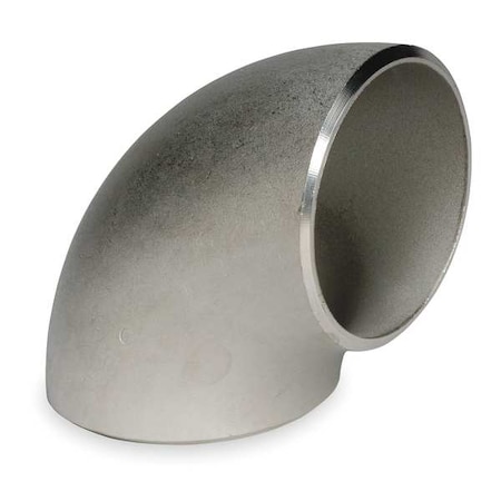 1-1/4 in. 316L Stainless Steel Butt Weld 90° Short Radius Elbow Schedule 40 MPN:4381019610