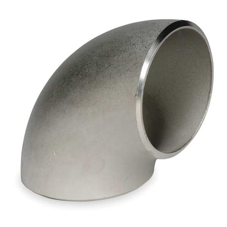 1-1/2 in 316L Stainless Steel Short Radius 90° Butt Weld Elbow Schedule 40 ASTM A403 MPN:4381019620