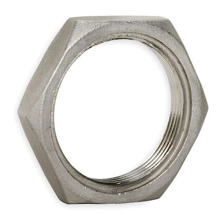 1-1/2 in FNPT Stainless Steel Locknut, Class 150, 304 Grade MPN:4381038070