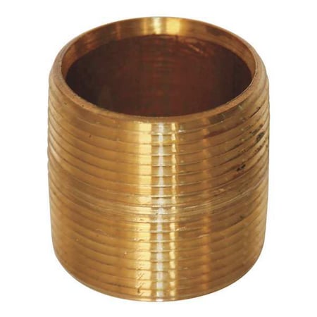 PipeNipple, Brass, 2
