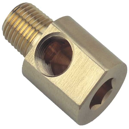 Hex Key Elbow Brass Street Elbow, 1/16 in Female NPT X 1/8 in Male NPT MPN:4CCJ5