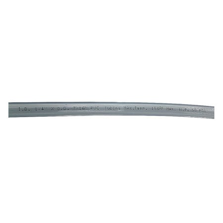 Tubing, 1/4 I.D., 100 ft., Clear, Flexible MPN:4EGU7