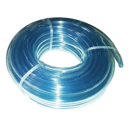 Tubing, 5/8 I.D., 100 ft., Clear, Flexible MPN:4EGV8